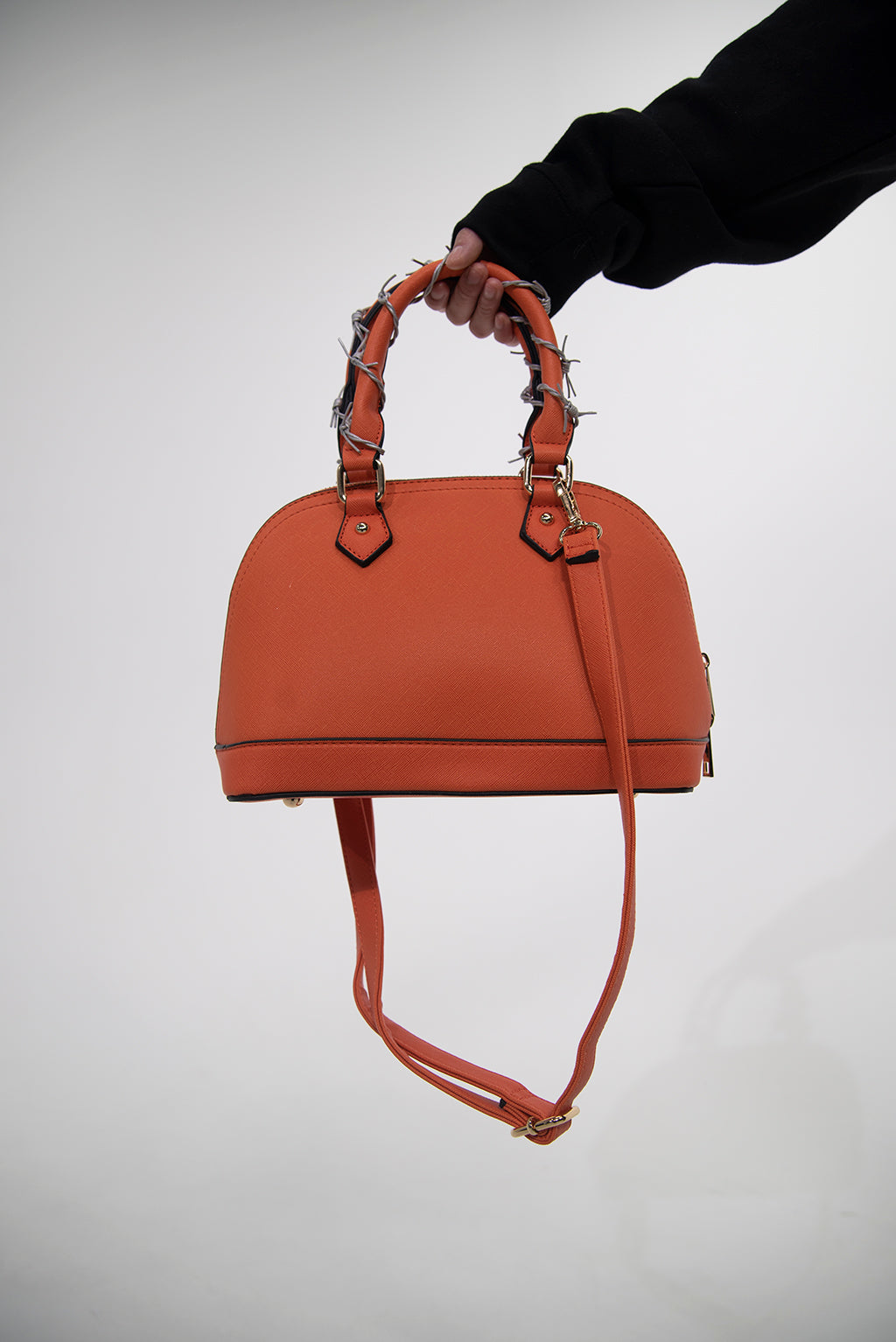 "COUNTY LOCKUP" LEATHER HANDBAG